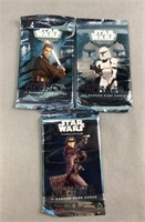 3 Star Wars attack of the clones trading card