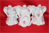Lot of 3 Ceramic Angel Figurines