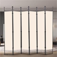 Room Divider-6 Panel Tall Room Dividers and