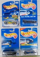 (4) Hot Wheels new in package.