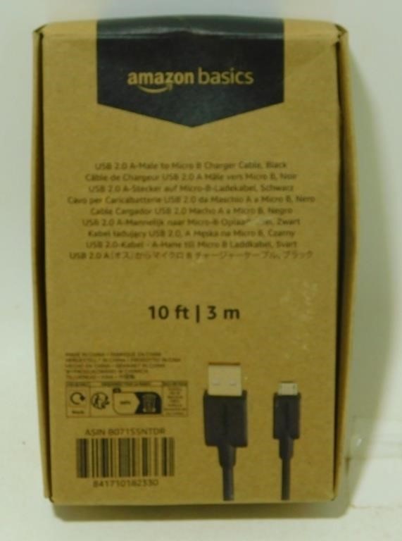 New 10' Micro USB Charging Cable
