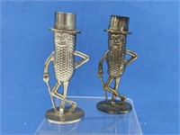 Plastic Mr Peanut S&P Shakers