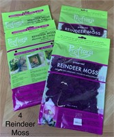 4 Packs of Reindeer Moss