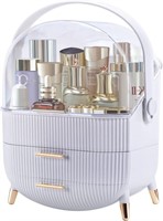 YGJT Makeup Organizer for Vanity, White