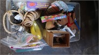 Lot - Rope, Craft Items, Easter, and More