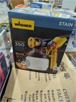 Wagner handheld sprayer for exterior staining