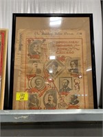 1901 REPUBLICAN CHICAGO MAYOR CANDIDATES FRAMED