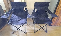 Pair of Folding lawn chairs