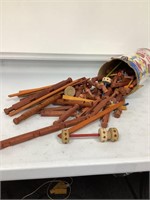 Lincoln Logs and Tinker Toys
