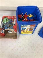 Legos  (Jr. box only about 1/4 full.)