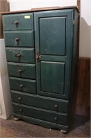 Painted Green Cabinet