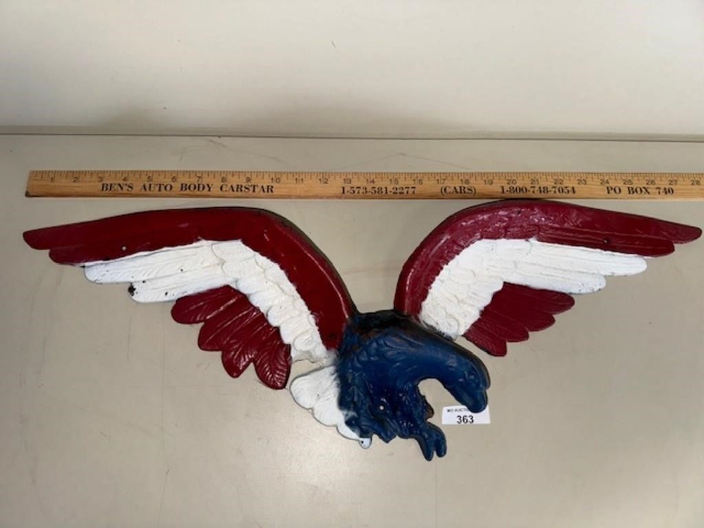 Painted Plastic American Eagle Display