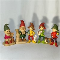 Ceramic Gnomes and Elf Collectibles