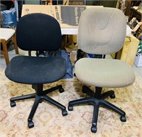 2 Adjustable Office Chairs