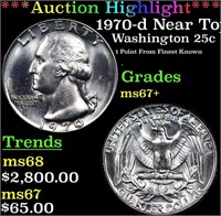 ***Auction Highlight*** 1970-d Washington Quarter