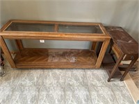 Lot of two entryway tables.