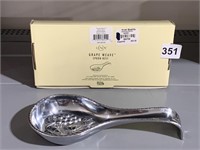 LENOX GRAPE WEAVE SPOON REST NEW IN ORIGINAL BOX