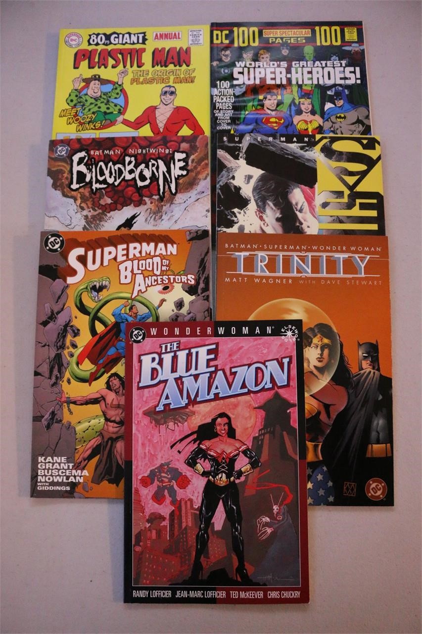 7- Oversized/ Graphic DC Novels