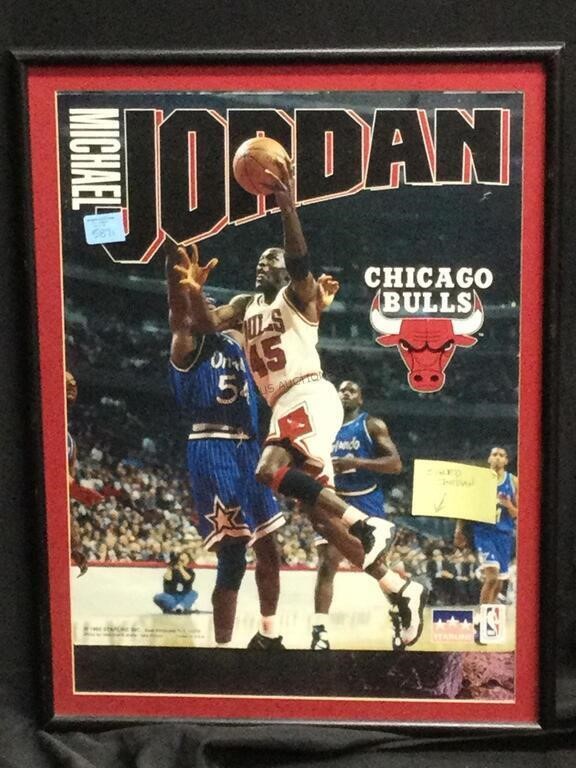 Michael Jordan Signed Chicago Bulls 1995 Starline