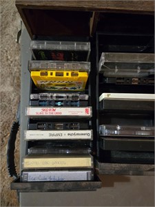 Cassette tapes and case