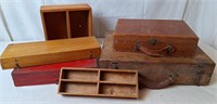 Artist Supply Boxes & Wooden Organizers