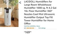 LACIDOLL Humidifiers for Large Room Wholehouse Hue