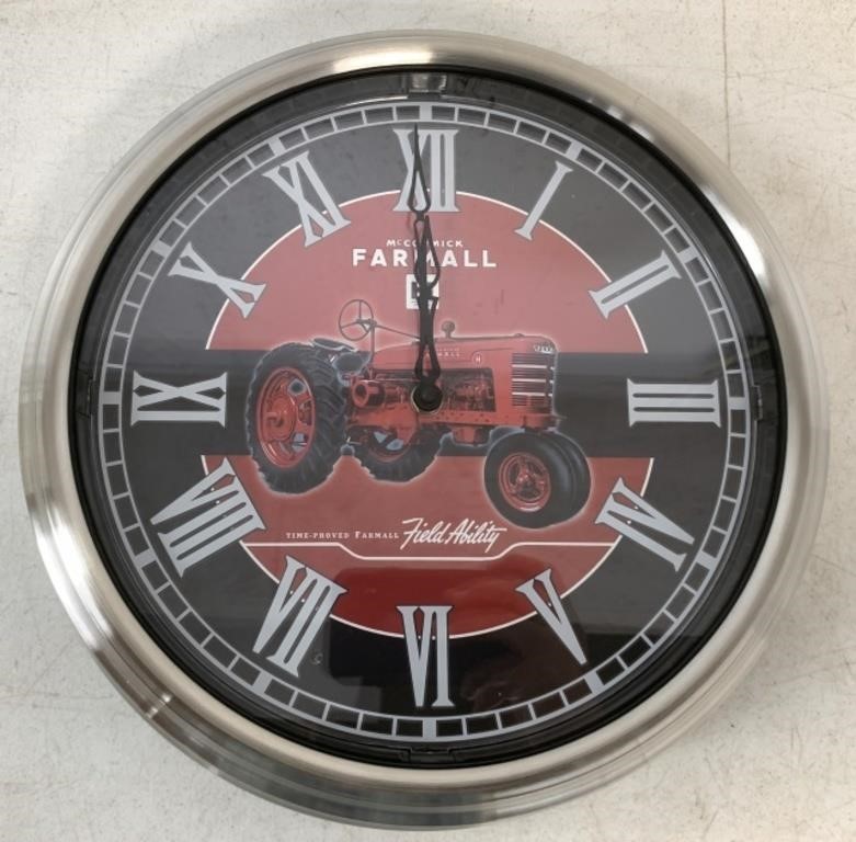 Bradford Exchange McCormick Farmall Clock