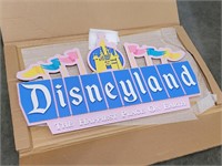 Wooden Disneyland Sign 21x35