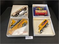 4 Advertising Hershey, Kodak Winross Trucks.