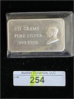 '25 Grams Silver Bar