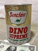 Vintage Sinclair motor oil composite advertising