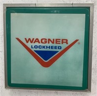 Wagner Lockheed plastic framed sign