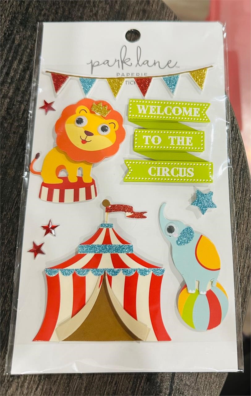 New - Park Lane - 3D Stickers Circus
