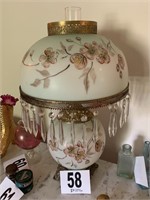 Antique Hand Painted Lamp with Resin (LR)