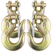 5/16" Clevis Slip Hook with Safety Latch, 4 Pack