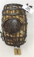 Metal Wine Barrel Cork Keeper