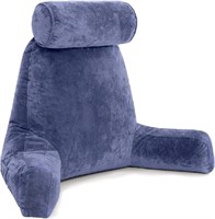 XXL Husband Pillow Dark Blue Backrest with Arms -