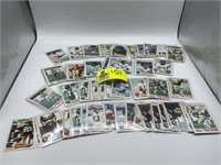 FOOTBALL CARD 1982 IN PLASTIC SLEEVES.  88 CARDS