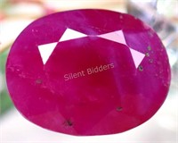 7.25ct Natural Oval Ruby, $4,350