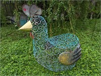 Garden wire chicken chair