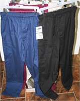 (4) Landau Men's Work Wear/Scrub Pants, Size S