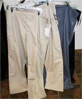 (4) Landau Men's Work Wear/Scrub Pants, Size XL