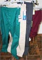 (4) Cherokee & Landau Men's Work Wear/Scrub Pants