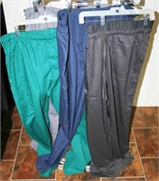 (4) Cherokee & Landau Men's Work Wear/Scrub Pants,