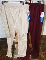 (2) Landau Men's Work Wear/Scrub Pants, Size L