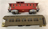lot of 2 Tin Train Cars-Lionel & American Flyer