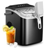 AGLUCKY Ice Makers Countertop,Portable Ice Maker