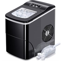 AGLUCKY Ice Makers Countertop with Self-Cleaning,
