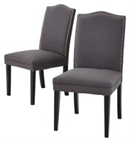 CANVAS Regent Nailhead Upholstered Dining Chair