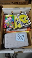 Notebooks / Colored Pencil Lot